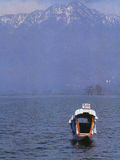 Shikara on Dal Lake